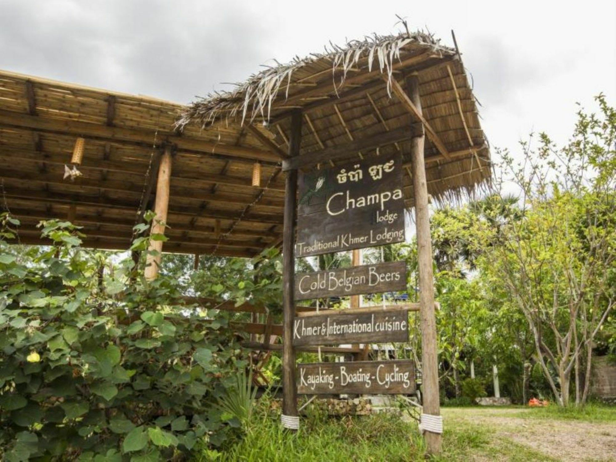 Champa Lodge Kampot Bagian luar foto